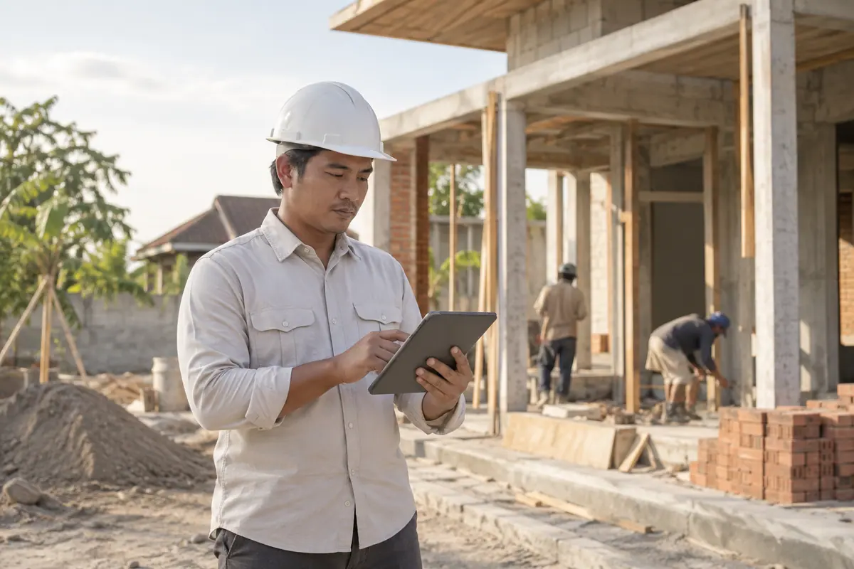 Illustration of Contractors work