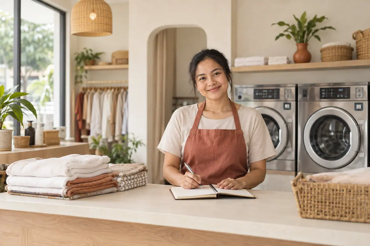 Ilustrasi kegiatan Laundry